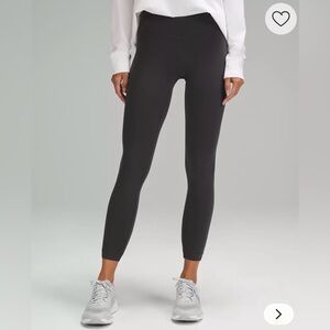 Lululemon NWT Wunder Under SmoothCover High-Rise Tight 25” Size 8 in Black